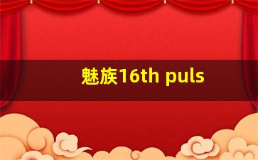 魅族16th puls